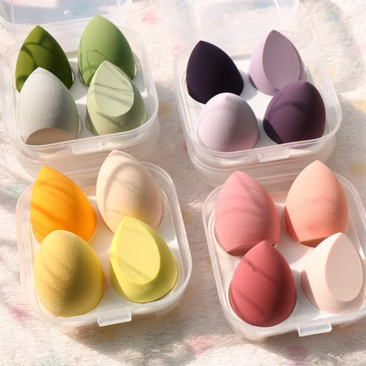 Esponja de maquillaje set 4 piezas